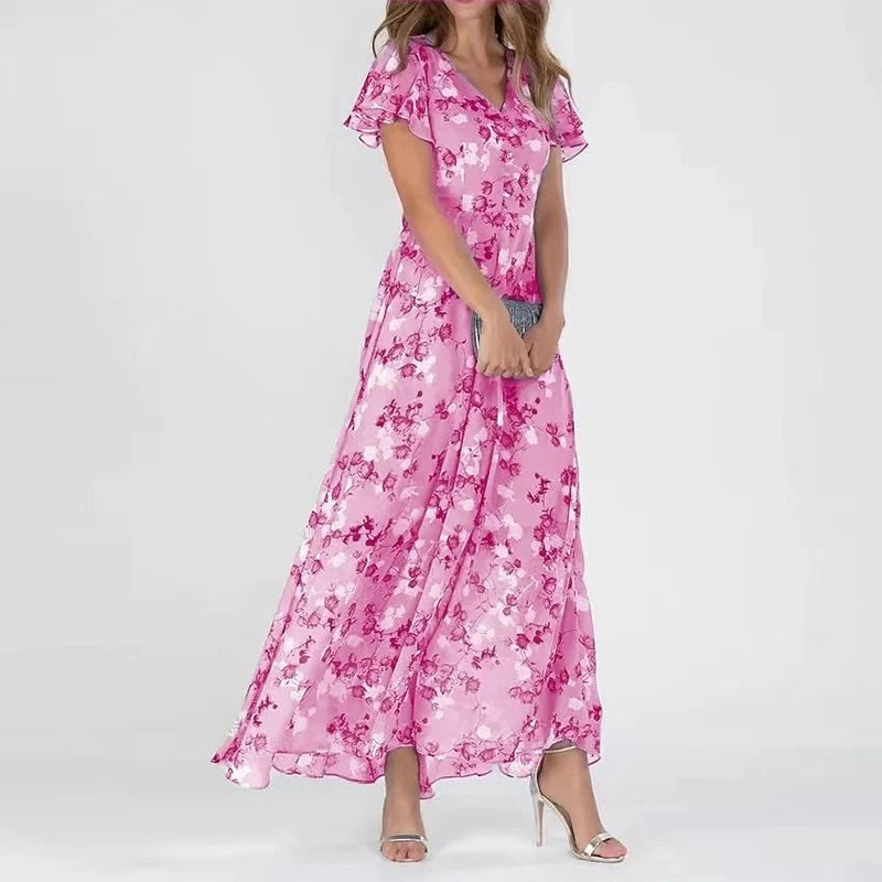 Vespera - Airy & Feminine Charm Woman's Maxi Dress