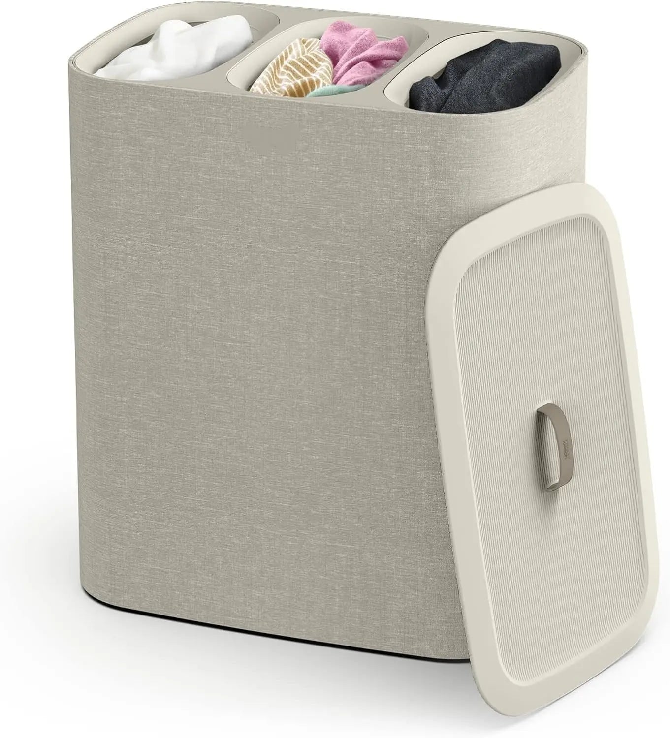 HomeHaven  - Compartment Design Laundry Basket Dreamardi