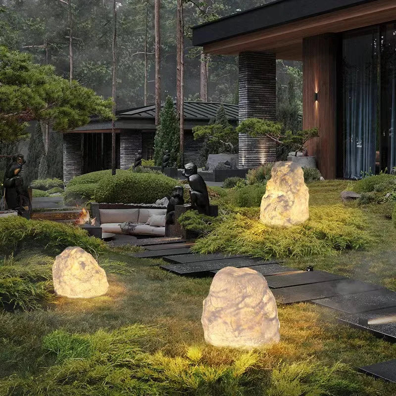 GlowRock - Weather-Resistant Brilliance Garden Lamp