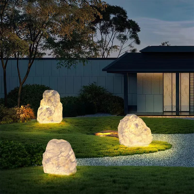 GlowRock - Weather-Resistant Brilliance Garden Lamp