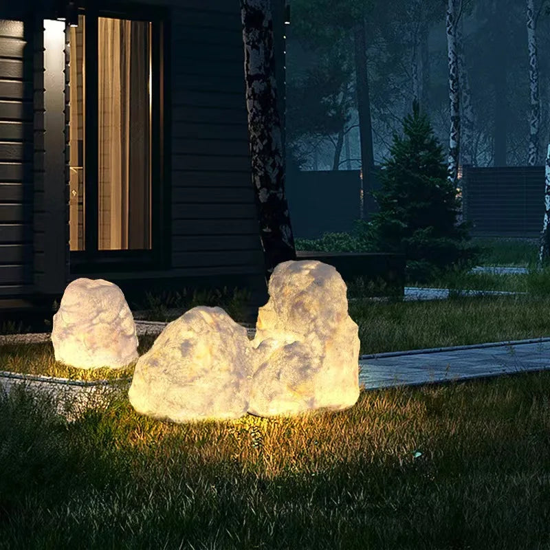 GlowRock - Weather-Resistant Brilliance Garden Lamp