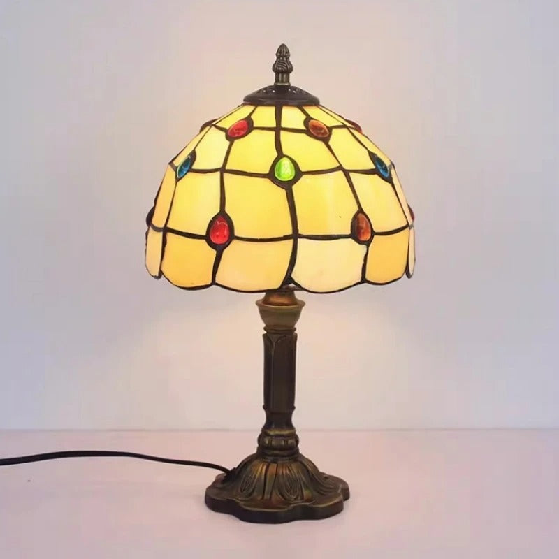 GlowArt - Vintage Retro LED Baroque Table Lamp