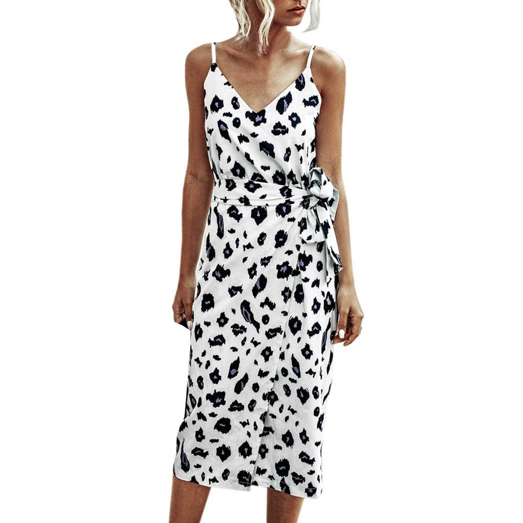 Rosetta - Eye Catching Print Woman's Wrap Dress