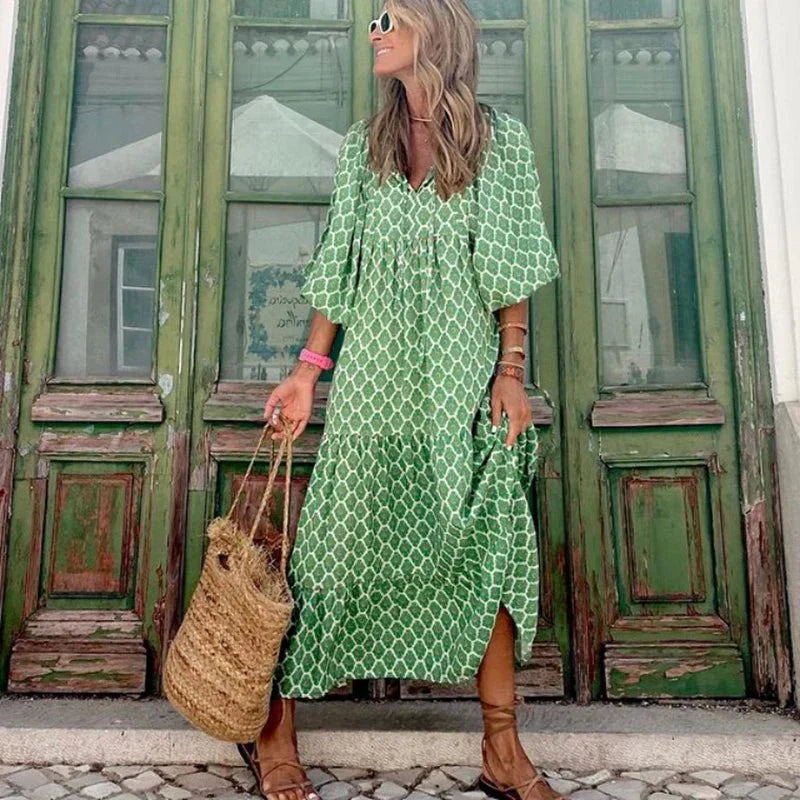 Thyra - Effortless Boho Chic Woman's Summer Dress