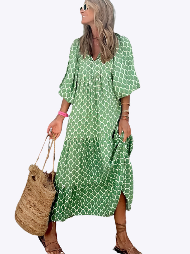 Thyra - Effortless Boho Chic Woman's Summer Dress