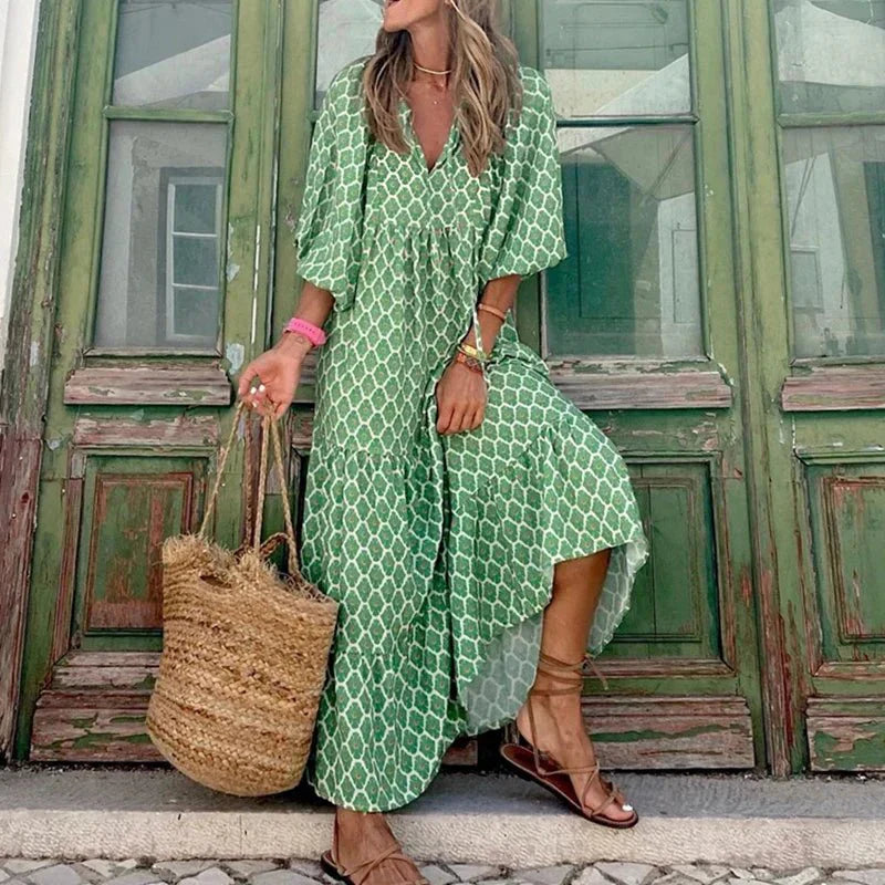 Thyra - Effortless Boho Chic Woman's Summer Dress