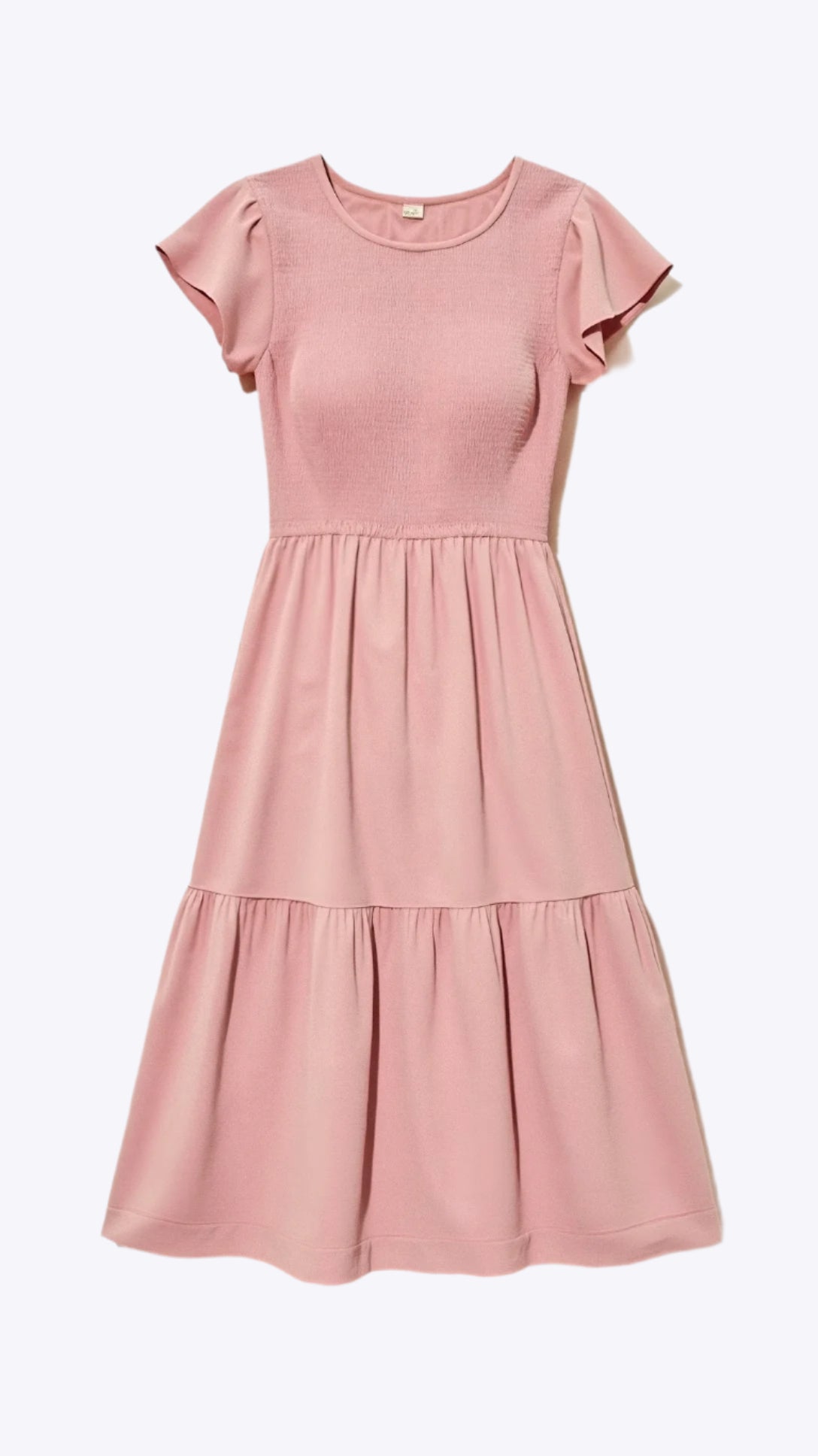 Kerenza - Soft Pleats Woman's Summer Midi Dress