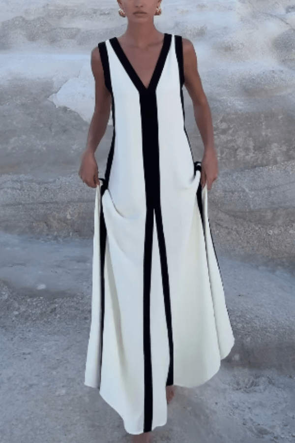 Zahira - Stylish Reversible Woman's Maxi Dress