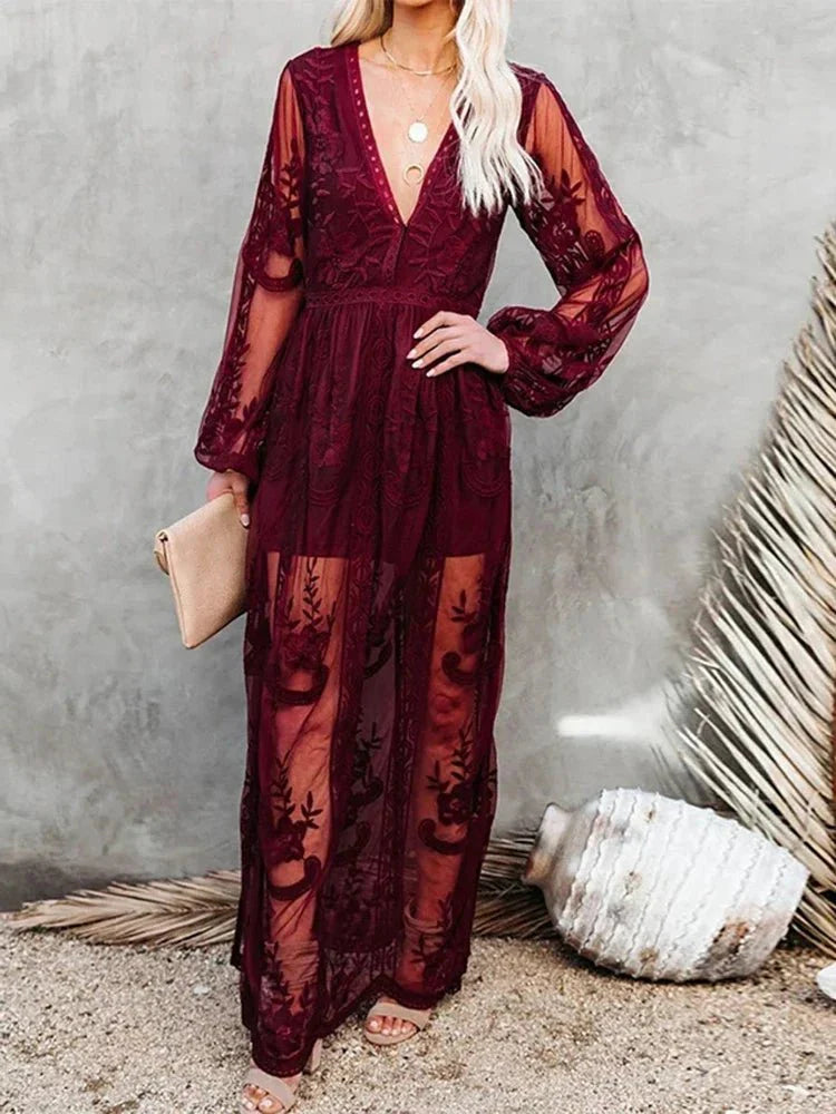 Tilda - Maxi-Kleid - Bohemian Spitze Dreamardi