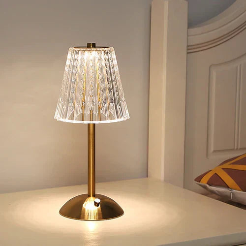 LuxeLyte - Timeless Golden Table Lamp