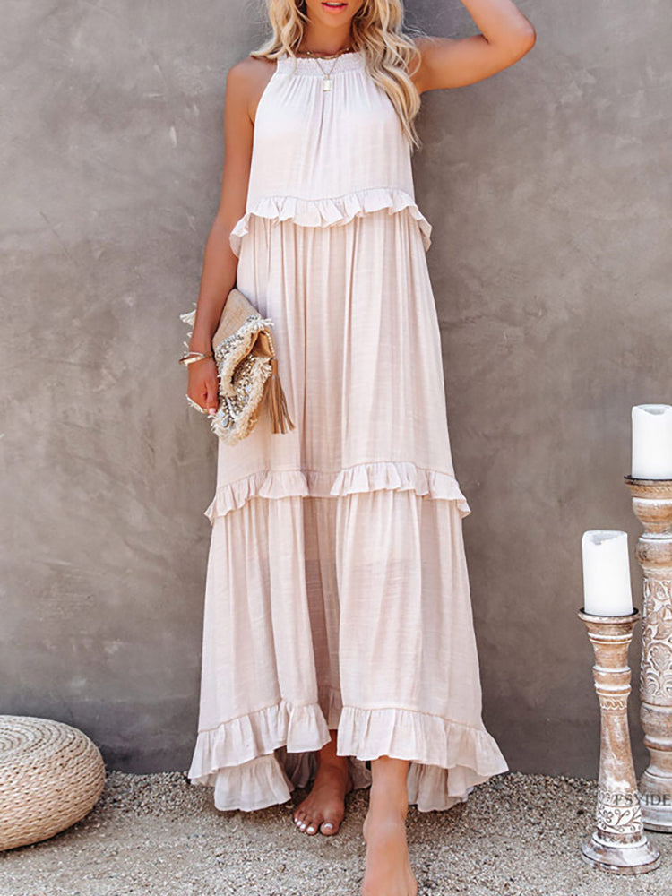 Damaris - Relaxed & Breezy Fit Woman's Boho Dress