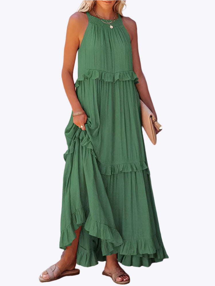 Damaris - Relaxed & Breezy Fit Woman's Boho Dress