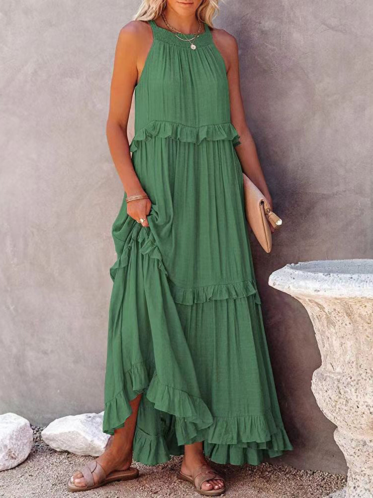 Damaris - Relaxed & Breezy Fit Woman's Boho Dress